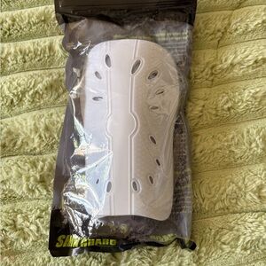 White Shin Guard for Men - Protective Soccer Shin Guard